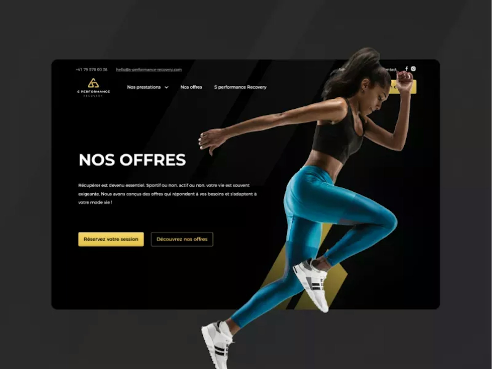 Page Nos Offres de S-Performance Recovery