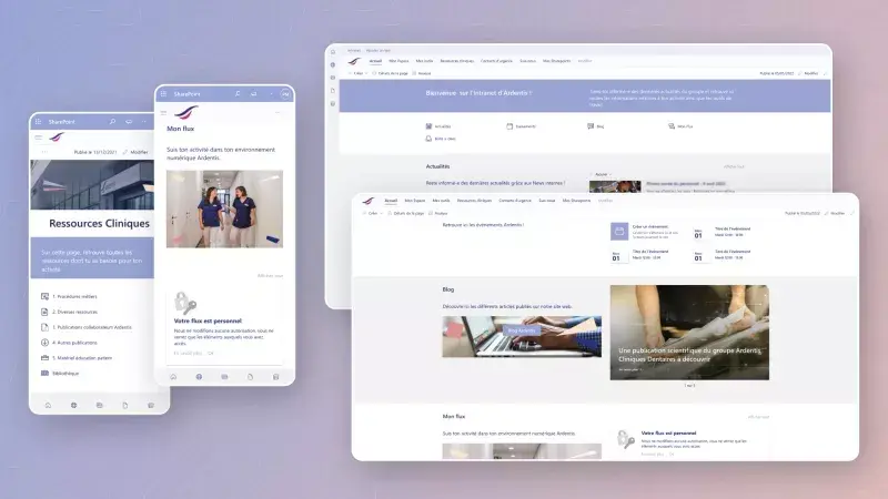 Ardentis SharePoint user interface, creation of Marvelous Digital